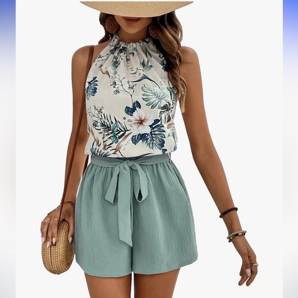 Women's Green Shorts